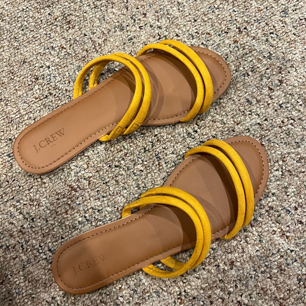 J. Crew Women's Yellow Sandals